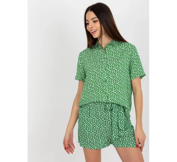 Dámská halenka model 18339303 zelená - FPrice