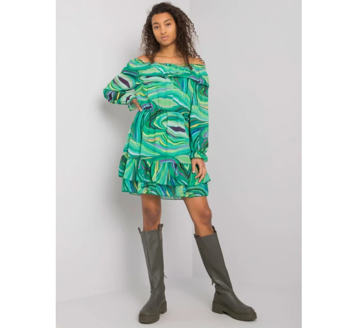 Šaty DHJ SK 15015 1.48P zelená Šaty DHJ SK 15015 1.48P zelená