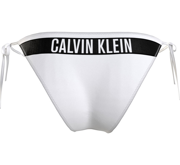 Dámské plavky Spodní díl plavek STRING SIDE TIE CHEEKY BIKINI KW0KW01858YCD - Calvin Klein