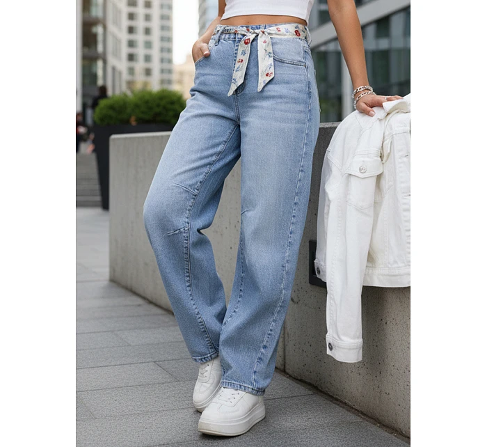 Jeansy damskie  stan niebieskie model 22092238 - FashionStreet