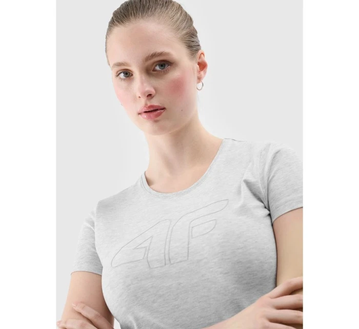 Dámske tričko s logom 4F 4FWSS24TTSHF1163-27M Dámske tričko s logom 4F 4FWSS24TTSHF1163-27M