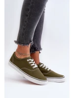 Dámské klasické tmavě zelené tenisky model 21654389 - Boto