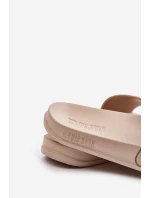 Lehké Dámské Pantofle Big Star model 21675995 Béžové - Big Star Shoes Lehké Dámské Pantofle Big Star model 21675995 Béžové - Big Star Shoes