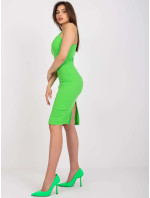 Zelené pruhované bavlnené šaty Emi RUE PARIS