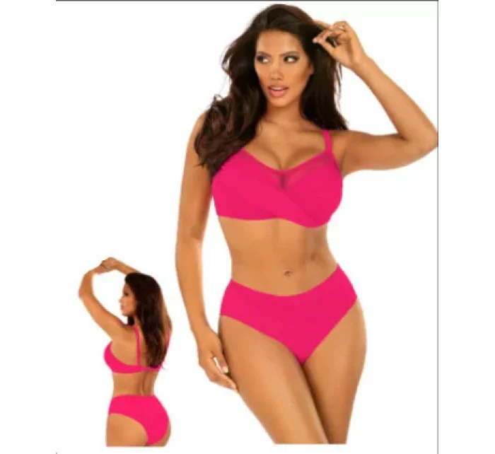 Dámske dvojdielne plavky Fashion 18 S940FA18-2d tm. ružové - Self