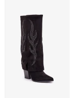 Čižmy na podpätku model 204656 Step in style