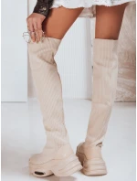 Dámské boty béžové Dstreet model 21995015 - FashionStreet