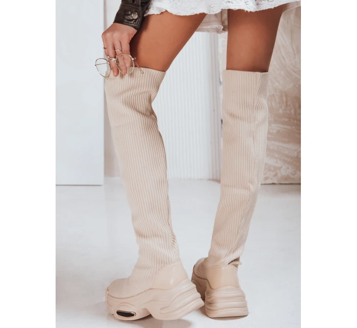 Dámské boty béžové Dstreet model 21995015 - FashionStreet