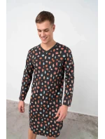 Vamp - Pohodlná pánska nočná košeľa - Rory 17617 - Vamp Vamp - Pohodlná pánska nočná košeľa - Rory 17617 - Vamp
