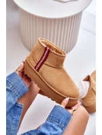 Dámské zimní boty na platformě s izolací Camel model 21673380 - Boto