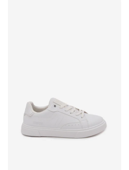 Trampki Sneakersy Męskie Z Eko Skóry Big Star OO174118 Białe