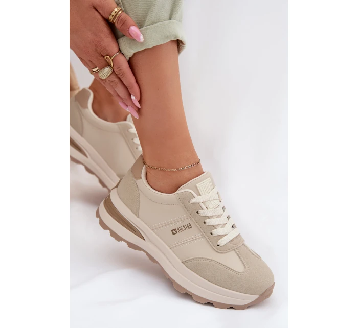 Dámské sportovní tenisky Big Star model 22009864 HIPOLY SYSTEM Béžové - Big Star Shoes