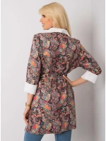 Dámsky kabát DHJ PL 6022A.26X čierny a červený