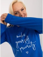 Blúzka RV BZ 9173.29X kobalt