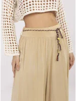 TW SP BI kalhoty model 20969337 béžové - FPrice TW SP BI kalhoty model 20969337 béžové - FPrice