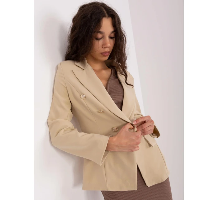 Żakiet TW ZT BI model 19018710 beżowy - FPrice Żakiet TW ZT BI model 19018710 beżowy - FPrice