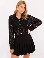 Dámska košeľa KS C243.18 čierna - FPrice