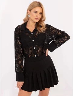 Dámska košeľa KS C243.18 čierna - FPrice