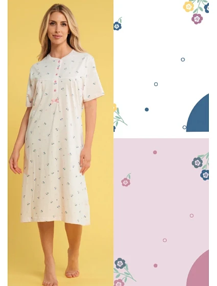 Dámská noční košile model 18565293 - Karelpiu Dámská noční košile model 18565293 - Karelpiu