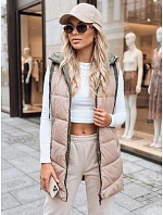 Dámská velbloudí oboustranná vesta Dstreet model 21970087 - FashionStreet