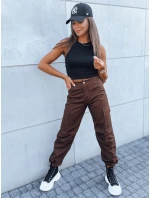Dámske padákové nohavice ADVENTURE hnedé UY1638