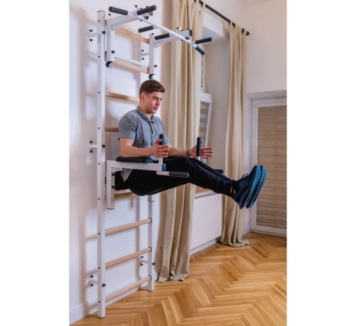 GYMNASTICKÝ REBRÍK S NASTAVITEĽNOU TYČOU A ZÁBRADLÍM BENCHK 732W