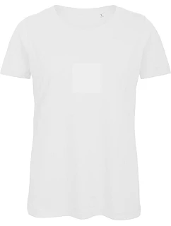 B&C Inspire T /women_° Dámske tričko s strihom Medium Fit z organickej bavlny 01.TW43 biele
