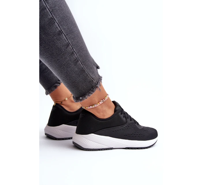 Buty Sportowe Damskie 4F 4FRSS24FSPOF056 Czarne Buty Sportowe Damskie 4F 4FRSS24FSPOF056 Czarne