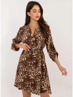 Šaty DHJ SK 5766Z 2.77 čierno-béžové