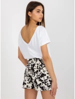 Tričko RV TS 5650.07P biela a čierna