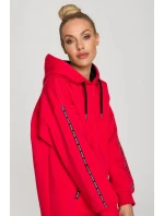 Dámská mikina model 19358956 červená Made Of Emotion - Moe