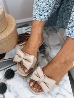 Dámské žabky beige Dstreet model 21964584 - FashionStreet