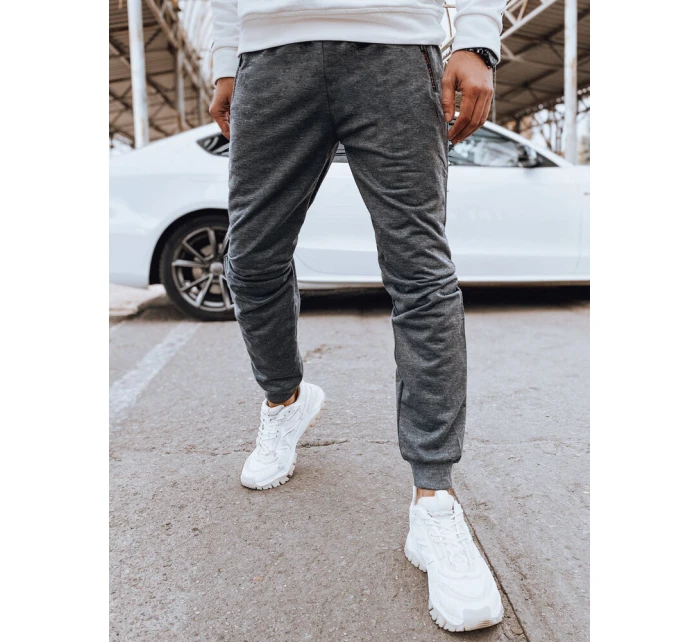 Pánské světle šedé teplákové kalhoty Dstreet model 21975808 - FashionStreet