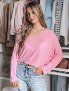 Dámsky oversize sveter NORVAN pink FashionStreet MY2453