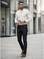 Pánske slim fit čierne FashionStreet UX4484