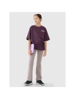 Dívčí tričko oversize s potiskem model 21435205 - 4F