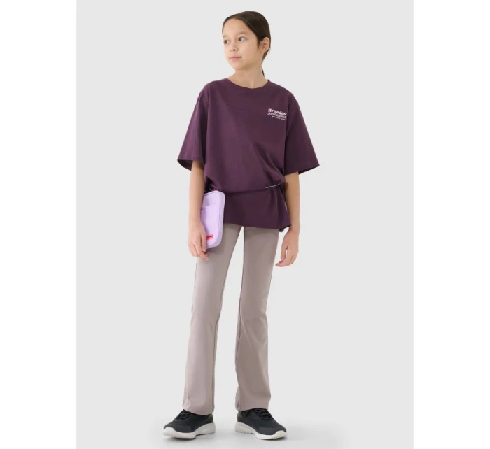 Dívčí tričko oversize s potiskem model 21435205 - 4F