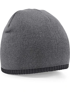 B  pletená čepice 53.0 graphite grey/black model 22432941 - Beechfield