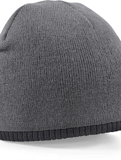 B  pletená čepice 53.0 graphite grey/black model 22432941 - Beechfield