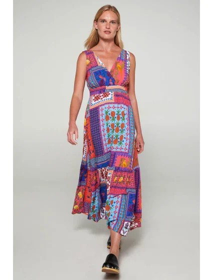 Vamp - Šaty s krátkymi rukávmi 20427 - Vamp Vamp - Šaty s krátkymi rukávmi 20427 - Vamp