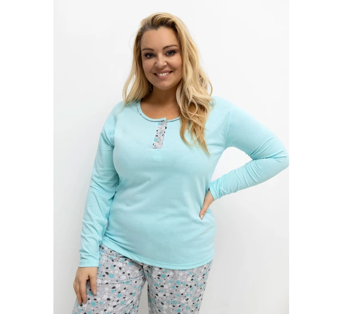 Piżama DU KN FP model 21766256 mietowy - FPrice