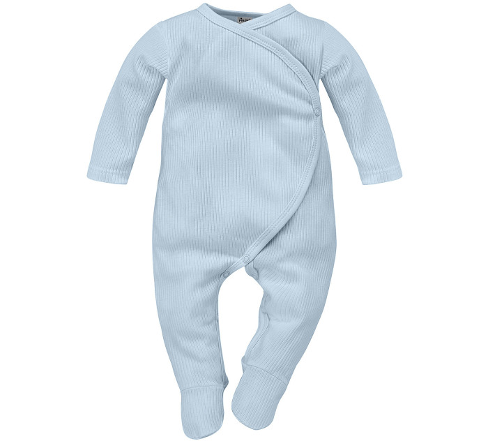Pinokio Lovely Day Babyblue Wrapped Overall LS Blue Stripe