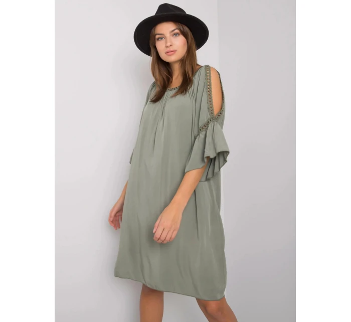 Šaty TW SK BI model 21069656 khaki - FPrice Šaty TW SK BI model 21069656 khaki - FPrice