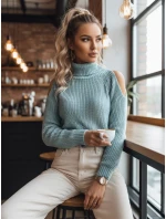 Dámský svetr zelený Dstreet model 21967054 - FashionStreet