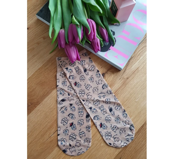 Dámske vzorované ponožky Magnetism lycra 20 den