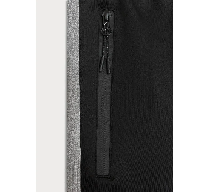 Čierne pánske športové kraťasy (8K281-3) Čierne pánske športové kraťasy (8K281-3)