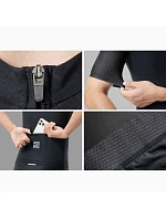 Cyklistický dres model 22114069 krátký rukáv velikost M černý - Rockbros