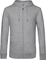 B&C Inspire Zipped Pánská mikina s kapucí heather grey model 22483749 B&C Inspire Zipped Pánská mikina s kapucí heather grey model 22483749