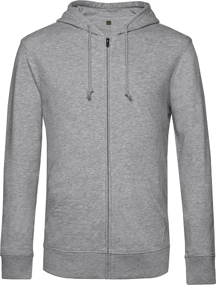 B&C Inspire Zipped Hood_° Pánska mikina s kapucňou 01.U35B melírovaná sivá B&C Inspire Zipped Hood_° Pánska mikina s kapucňou 01.U35B melírovaná sivá