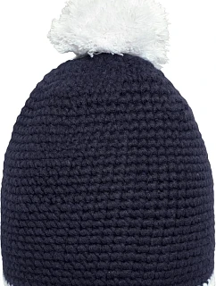 MB  čepice s lemem a bambulí 03. navy/white model 22496315 - Daiber